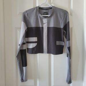 Nike Dry fit cropped long sleeve